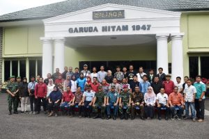 Sambut Hut TNI ke-74, Danrem 043 Gelar Pertemuan dengan Insan Media Provinsi Lampung