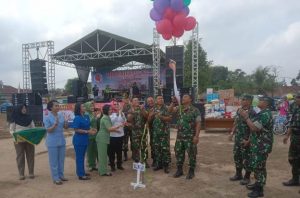 Sambut Hut TNI ke-74, Korem 043/Gatam Gelar Baksos, Pengobatan Gratis dan Pasar Murah di Tuba