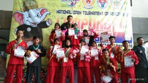 Berlaga di Lampung Championship Tim Tapak Suci Putra Muhammadiyah Kalianda berhasil membawa pulang 4 emas, 7 perak dan 1 perunggu,