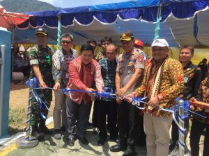 PLN UID Lampung menghadirkan PLTD Sebesi sebesar 3×100 kW dengan pengoperasian PLTD selama 24 jam