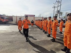 Basarnas Lampung siagakan anggotanya dititik keramaian saat Libur Natal dan Tahun Baru 2020