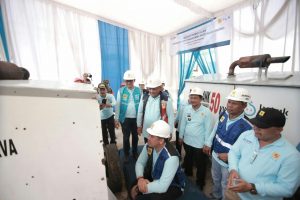 Pembangkit Listrik Tenaga Diesel (PLTD) kapasitas 50 kv x 2 menerangi Pulau Legundi dalam waktu 24 jam