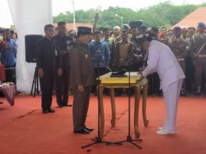 20 Kepala Desa terpilih dilantik