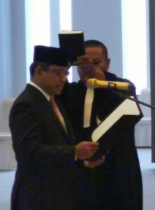 Wakil Menteri Keuangan Suahasil Nazara dilantik sebagai Anggota Dewan Komisoner OJK Ex-officio Kemenkeu.