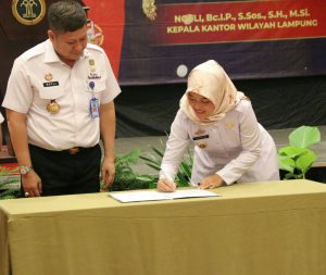 Kemenkumham RI dan Pemprov Lampung Upayakan Wilayah Bebas dari Korupsi (WBK)