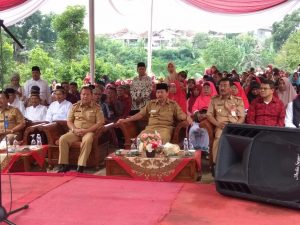 Walikota Herman HN resmikan dua Kelurahan