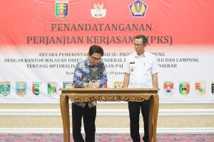 Pemprov Lampung Jalin Kerja Sama dengan Direktorat Jenderal Pajak untuk Optimalisasi Penerimaan Pajak Pusat dan Daerah