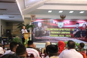 Pelantikan Pengurus Pekat-IB Provinsi Lampung, Gubernur Arinal Minta Pengurus Organisasi Bersinergi Bangun Lampung