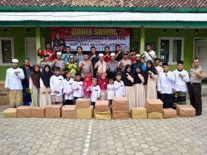 Peringati HPN, Polres Bersama PWI Tulangbawang Gelar Bhaksos