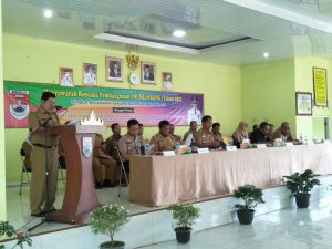 Bupati Mesuji Saply membuka Musrenbang Kecamatan