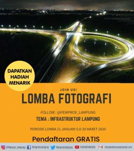 Bidik Generasi Milenial, Biro Adpim Pemprov Lampung Gelar Lomba Fotografi, Vlog dan Konten Medsos