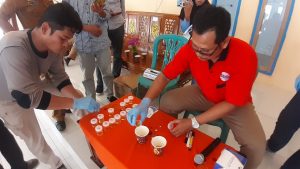Satnarkoba lakukan Tes Urine Kepala Desa se Mesuji