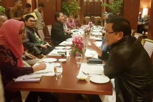 Arinal Djunaidi bertemu para BUMD DKI Jakarta untuk membangun kerjasama dalam memenuhi kebutuhan pangan strategis DKI Jakarta