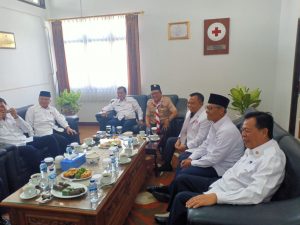 Wakil Ketua Bidang Abdimasgana Kwarda Pramuka Lampung Sumarju Saeni menghadiri Musyawarah Provinsi Palang Merah Indonesia (PMI) VIII Provinsi Lampung