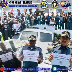 Tengah Badai COVID-19 KSOP Kelas l Panjang Garda Terdepan Kawal Langsung Distribusi Logistik Nasional