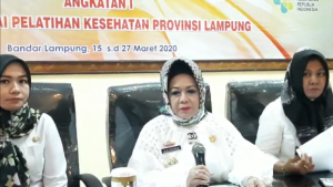 Dinkes Lampung sudah melakukan Tracking kepada orang yang memiliki Kontak dengan Pasien