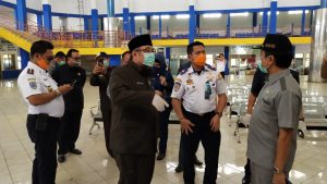 Cegah Penyebaran Covid-19, Komisi IV DPRD Lampung Tinjau Langsung Simpul-Simpul Transportasi Publik
