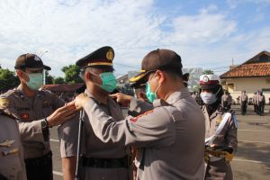 Polresta Bandar Lampung laksanakan Serah terima Jabatan 2 Pejabat Utama