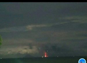 GAK Erupsi, warga Kalianda dan sekitarnya panik mencium bau Belerang yang Menyengat