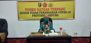 Wagub Nunik sampaikan Perkembangan Covid-19 di Lampung
