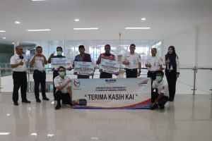 PT Kereta Api Indonesia Divre IV Tanjungkarang menyalurkan dana Corporate Social Responsibility (CSR) sebesar Rp 76.045.000