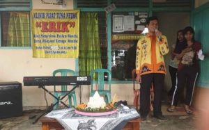Wakil Ketua DPRD Kota Metro Anna Morinda menghadiri HUT Persatuan Tuna Netra Indonesia ke-54,