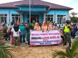 700 paket Sembako  dan Masker dibagikan ke 12 Desa di 7 Kecamatan