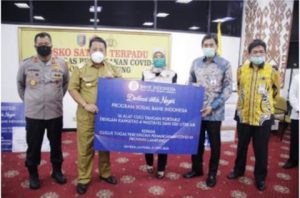 Pemprov Lampung Terima Bantuan Sosial Pencegahan Covid-19