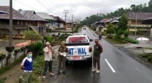 Cegah Covid-19, Satpol-PP Lambar Laksanakan Patroli dan Himbauan Kepada Masyarakat
