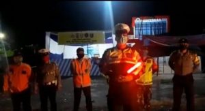 Personil Satlantas Polres Lambar Laksanakan Live Report