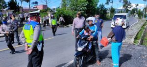 Ops Ketupat Krakatau, Polres Lambar Adakan Razia Pengendara tak Pakai Masker