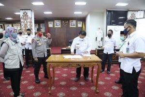 Undang Pengusaha Ritel Modern, Gubernur Arinal Ajak  Terapkan Protokol Kesehatan Mencegah Penyebaran Covid-19