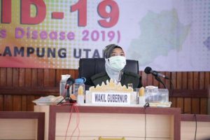 Wakil Gubernur Lampung Lakukan Kunjungan Lapangan Pemantauan Gugus Tugas Percepatan Penanganan Covid 19 di Kabupaten Lampung Utara