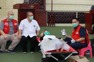 Wagub Chusnunia Ajak ASN Pemprov Lampung Tidak Ragu Berdonor Darah di Tengah Pandemi Covid-19