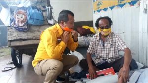 Hujan lebat tak menyurutkan semangat Yuhadi dan tim perkenalkan Rycko Balon Walikota