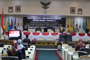 Pemprov Lampung Sampaikan Raperda Laporan Pertanggungjawaban APBD Tahun Anggaran 2019, Realisasi Pendapatan Capai Rp7.266 Triliun