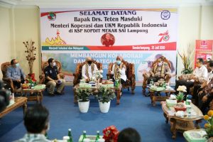 Menkop dan UKM Teten Masduki Dorong Lampung Kembangkan Koperasi Pangan, Pemprov Siapkan Koperasi Produksi Berbasis Komoditas