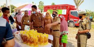 Sambut idul adha Dinas Perdagangan Perindustrian gelar pasar murah di Pesawaran