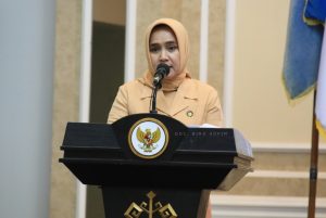 Dharma Wanita Provinsi Lampung 2019-2024 Dikukuhkan, Ibu Riana Arinal Minta Dukung Peningkatan Kinerja Suami Wujudkan Rakyat Lampung Berjaya
