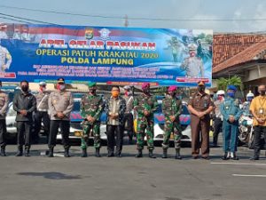 Ketua DPRD Lampung Hadiri Apel Pasukan Operasi Patuh Krakatau 2020