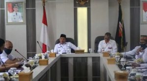 Bupati Lambar ; Lakukan Langkah Antisipasi Atas Melonjaknya Kasus Positif Covid 19