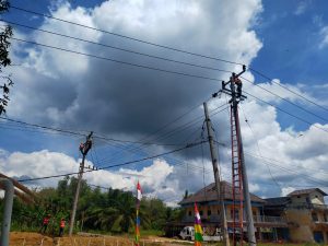Menyambut Hari Ulang Tahun Republik Indonesia melalui akselerasi pembangunan infrastruktur kelistrikan di Dipasena.