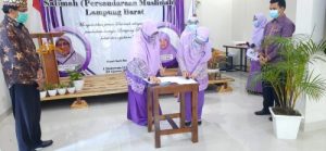 Musda Salimah Lampung Barat 2020, Dengan Tatap Muka Terbatas dan Virtual Melalui Zoom Meeting