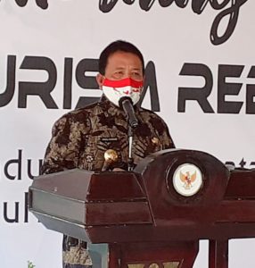 Lampung Tourism Reborn : Gubernur Arinal Sosialisasikan Kebijakan Ekonomi dan Pariwisata Dalam Tatanan Baru Produktif dan Aman Covid-19.