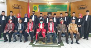 Pengadilan Tinggi Tanjung Karang Mengambil Sumpah Advokat PAI Angkatan VII