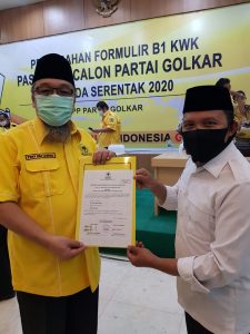 Tony – Antoni Resmi Terima Form B1.KWK Dari Partai GOLKAR