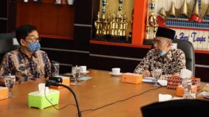 Kadis Kominfotik Lampung A Chrisna Putra Terima Kunker Anggota Komite IV DPD RI