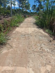 Proyek jalan peningkatan pekon sidodadi kecamata Pagar Dewa Kabupaten Lampung Barat terkesan Asal – asalan