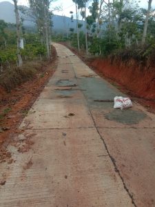 Pekerjaan pembangunan Jalan di lingkungan Pekon Marga Jaya kecamatan pagar Dewa kabupaten Lambar terkesan Asal Jadi