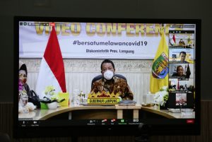 Gubernur Arinal Sampaikan Strategi Perang Melawan Corona dalam Webinar bertajuk “Pekon/Tiuh Pekhang Melawan Corona di Sai Bumi Ruwa Jurai